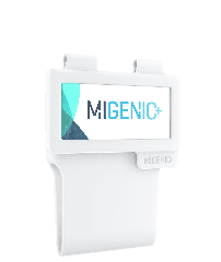 Migenic 8 cm White + name tag