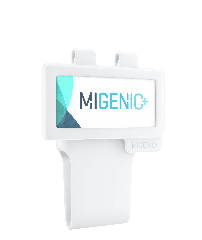 Migenic 6 cm White + name tag